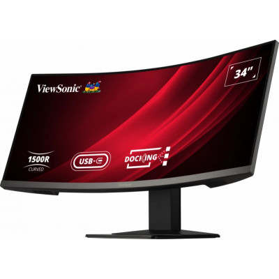 ViewSonic 34"  UWQHD Curved Docking  Monitor with KVM Switch