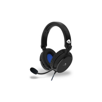 4Gamers - PRO 4-50S Wired Stereo Gaming Headset Zwart voor PS5 en PS4 - PS4 / PS5