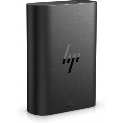 HP 65W GaN USB-C Laptop Charger adaptateur de puissance & onduleur Intérieure Noir