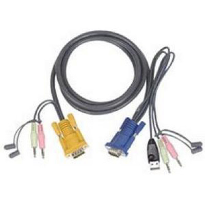 ATEN USB KVM CABLE WITH 3 IN 1 SPHD + AUDIO - 5M