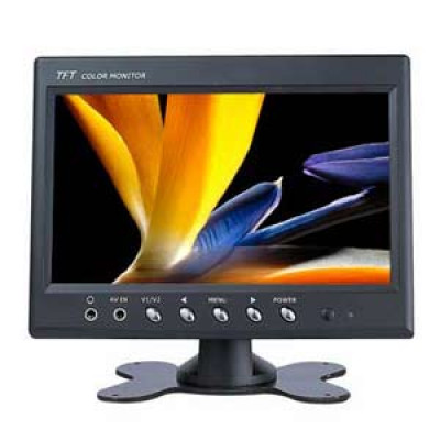 7" TFT MONITOR + DC ADAPTOR + CABLES