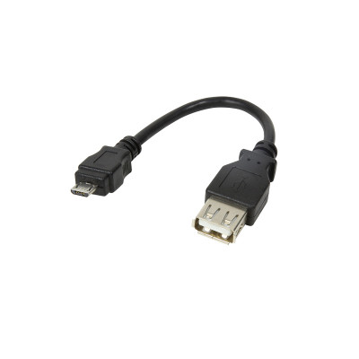 LOGILINK USB ADAPTER CABLE, USB 2.0, MICRO B MALE TO USB A M