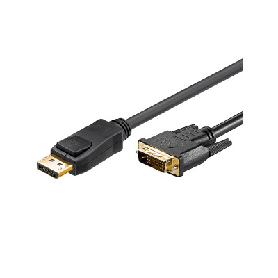 DISPLAYPORT CABLE MALE TO DVI-D 24+1 MALE - 1M