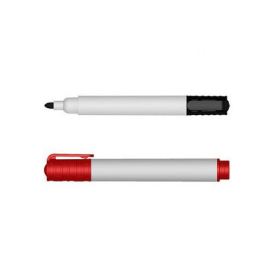 TECHLY KIT 2 MARKERS WHITEBOARD, RED AND BLACK