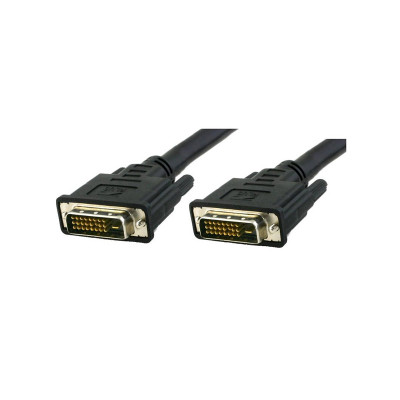 TECHLY DVI-D (24+1) CABLE MALE TO MALE - 0.5M