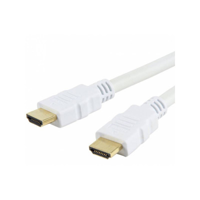 TECHLY HDMI CABLE TYPE A MALE TYPE A MALE WHITE - 2M