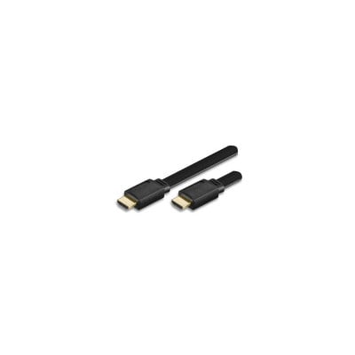 TECHLY HDMI FLAT CABLE TYPE A MALE TO TYPE A MALE - 2M