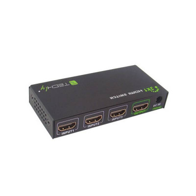 TECHLY 3x1 4K HDMI SWITCH WITH REMOTE CONTROL