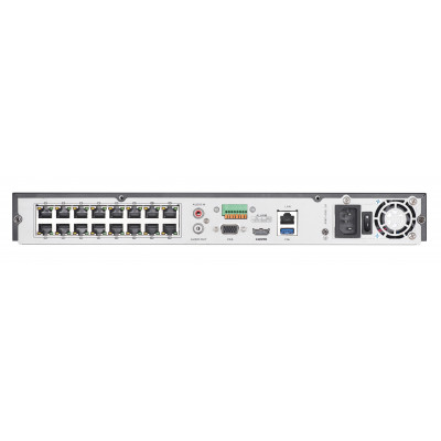 NVR  8 CH 4K - 12MP - 2HDD 6TB - ALARM 4IN/1OUT - 8 POE - DS-7608NI-I2/8P