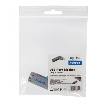 USB PORT LOCK - 1 KEY + 1 LOCK