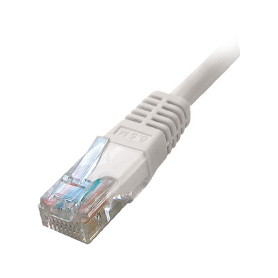 PATCH CABLE U/UTP CATEGORY 6 - 0.3M WHITE