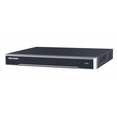 HIKVISION 16 CHANNELS NVR 8MP 4K - 2X SATA - ALARM 4IN/1OUT