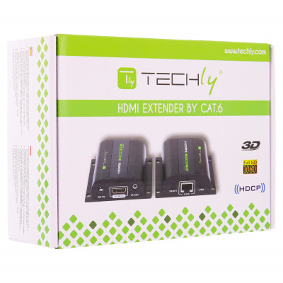 TECHLY EXTENDER HDMI OVER CAT6 MAX 60M AUTOREGUL.