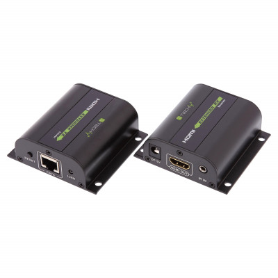 TECHLY 1080P HDMI EXTENDER OVER CAT 6 WITH IR - UP TO 60m