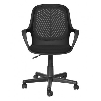 OFFICE CHAIR WITH LOW BACK BLACK