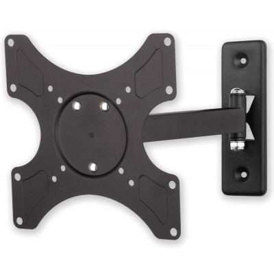 ONE WAY LED/LCD WALL MOUNT - BLACK