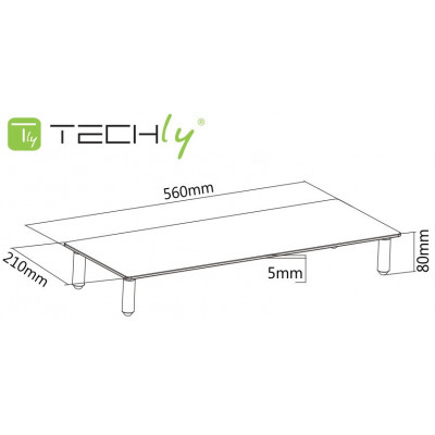 TECHLY UNIVERSAL TABLETOP MONITOR STAND