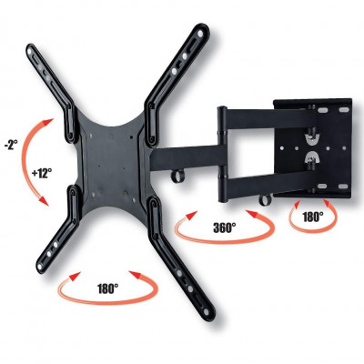 FOUR WAY LED/LCD WALL MOUNT 23-55" 45KG BLACK