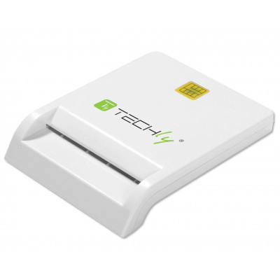 TECHLY COMPACT SMART CARD/EID READER USB2.0 WHITE