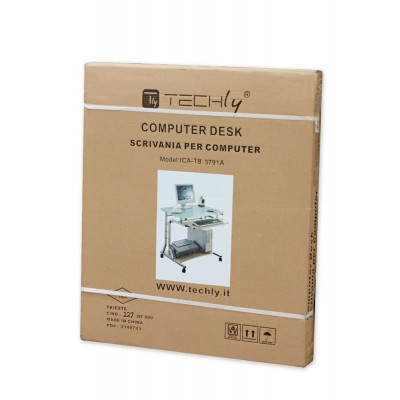 COMPUTER DESK COMPACT WITH KEYBOARD DRAWER