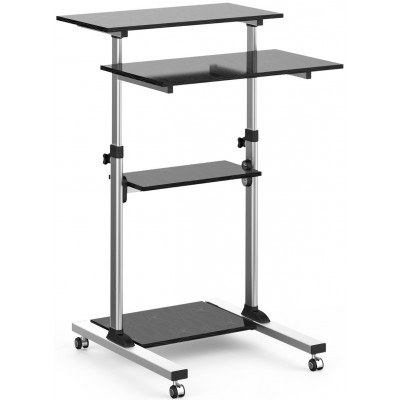 TECHLY COMPACT HEIGHT-ADJUSTABLE MOBILE DESK
