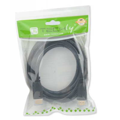 TECHLY HDMI 2.0 CABLE TYPE A MALE TO TYPE A MALE - 0.5M