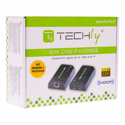 TECHLY EXTENDER HDMI OVER IP NETWORK