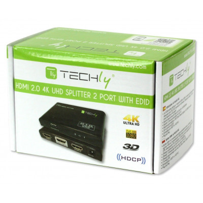 TECHLY HDMI 2.0 4K SPLITTER WITH EDID 2 WAY