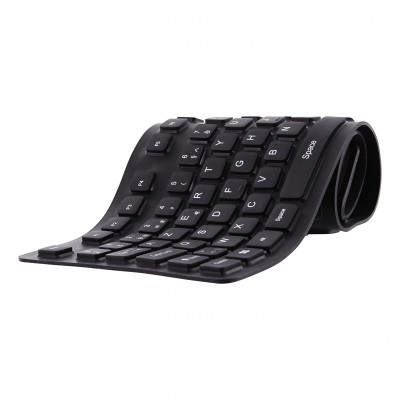 TECHLY SILICON/FOLDABLE USB KEYBOARD - AZERTY BE