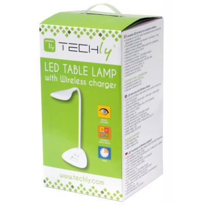 TECHLY LED DESK LAMP WITH WIRELESS CHARGER