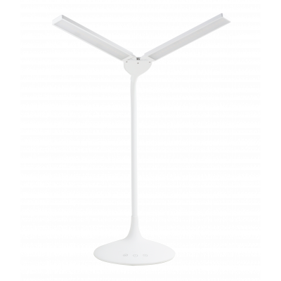 2de keus - Nieuwstaat: TECHLY LED DESK LAMP WHITE CLASS A WINGS MODEL