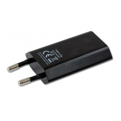 TECHLY POWER ADAPTER SLIM USB 5V 1A BLACK