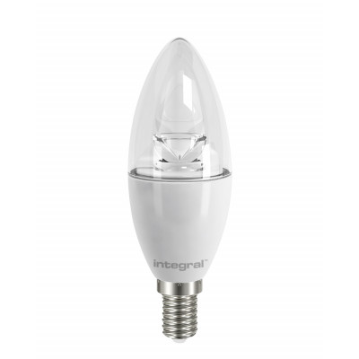 CANDLE 5.5W (40W) 5000K 520LM E14 NON-DIMMABLE CLEAR LAMP
