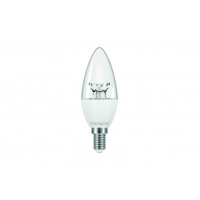 CANDLE 5.9W (40W) 2700K 470LM E14 NON-DIMMABLE CLEAR LAMP