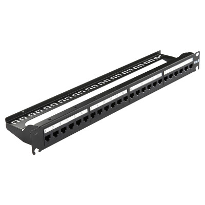 LOGON PATCHPANEL 1U CAT6A UNSHIELDED 24 PORTS - TOOLLESS