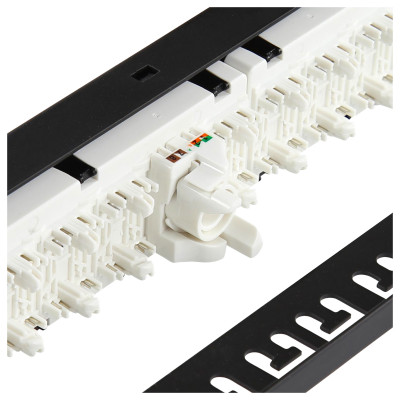 LOGON PATCHPANEL 1U CAT6A UNSHIELDED 24 PORTS - TOOLLESS