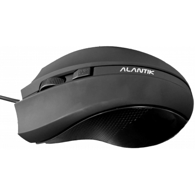 ALANTIK MOUSE MOST3N 4 BUTTONS RUBBERED BLACK