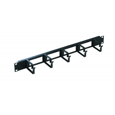 LOGON 1U 19'' CABLE ORGANIZER PANEL WITH CABLE ENTRY HOLE