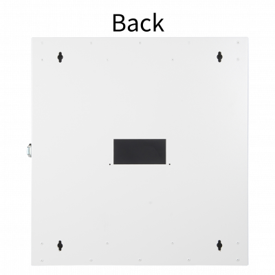 LOGON 19" 12U W=600mm D=150mm H=631mm DOUBLE SECTION WHITE