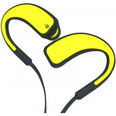 BLUETOOTH OVBOOST SPORT EARPHONES HIGH QUALITY YELLOW
