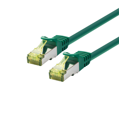 PATCH CABLE SFTP/PIMF/LSOH 0.25M - CAT6A 500Mhz - GREEN