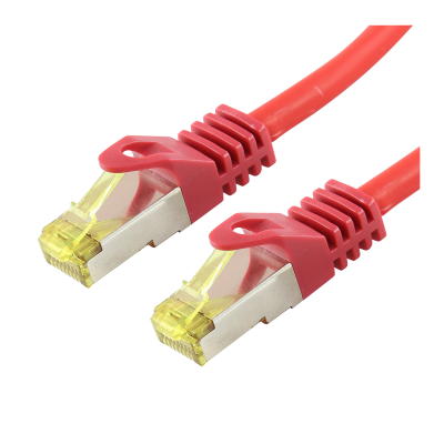 PATCH CABLE SFTP/PIMF/LSOH 0.25M - CAT6A 500Mhz - RED