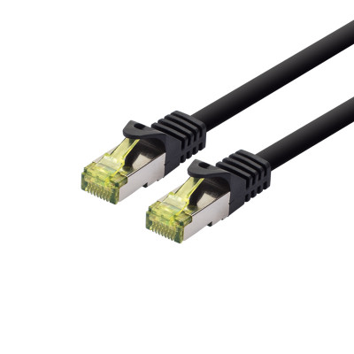 PATCH CABLE SFTP/AWG27/LSOH 15M - CAT6A 500Mhz - BLACK