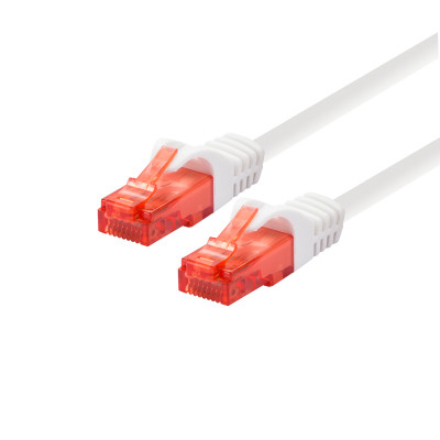 PATCH CABLE U/UTP CATEGORY 6 - 0.25M WHITE - LSOH