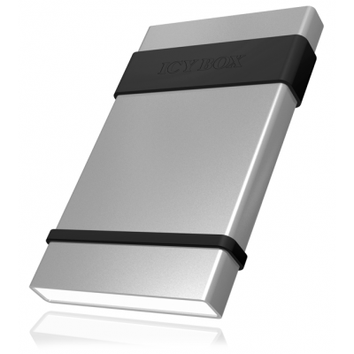 ICY BOX IB-252StU3 - 2.5" SATA USB3.0 - SILVER COLOR/GREEN