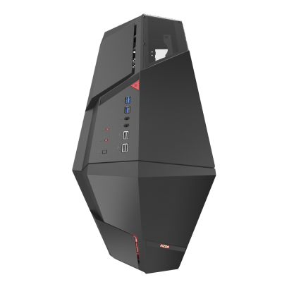 ATX MID TOWER GAMING CASE W/O POWER SUPPLY