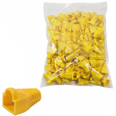 RJ45 YELLOW BOOT/KINK PROTECTION SLEEVE 5,88MM - 100-PACK