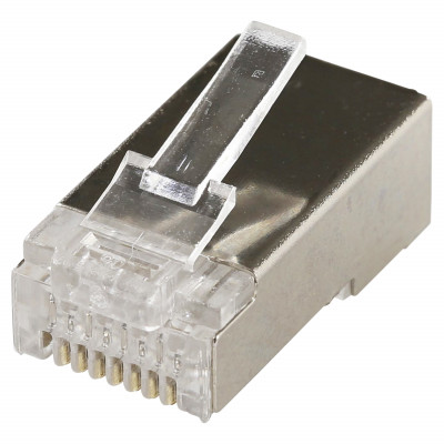 RJ45 CAT6 SHIELDED CONNECTOR - 100-PACK