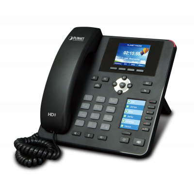 PLANET HIGH DEFINITION COLOR POE IP PHONE WITH DUAL DISPLAY